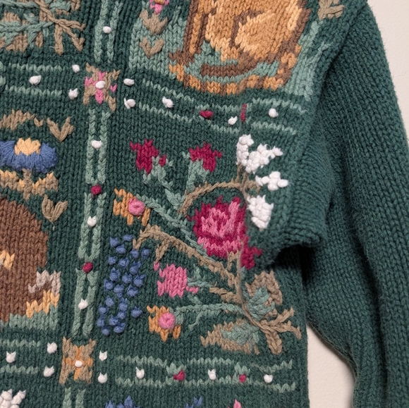 Signature by Northern Isles Hand Knit Sweater | Small | 3/4 Sleeve - Picture 9 of 13